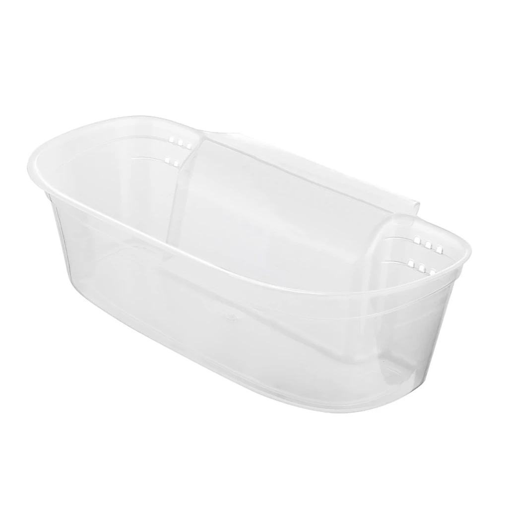 Závesná nádoba na kuchynský odpad, priesvitná, 2,2 l