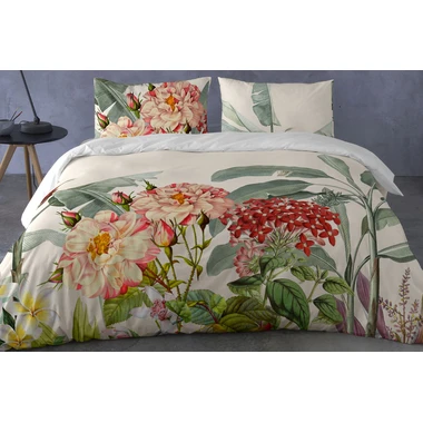 Bavlnená posteľná bielizeň MIRELLECONTRA s kvetinovým vzorom 220x200 cm