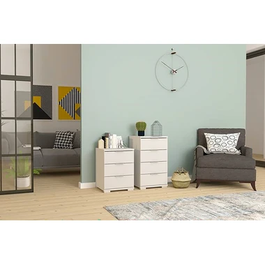 Nočný stolík PRAGA s 3 zásuvkami