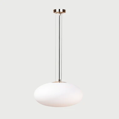 Závesné svietidlo UFO bielo-zlaté 40 cm