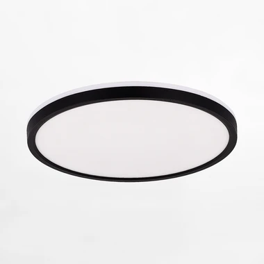 LED stropné svietidlo okhrúhle 40W čierne COLIS s diaľkovým ovládačom