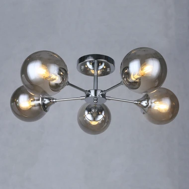 Stropné svietidlo gule chróm FRIDA 5