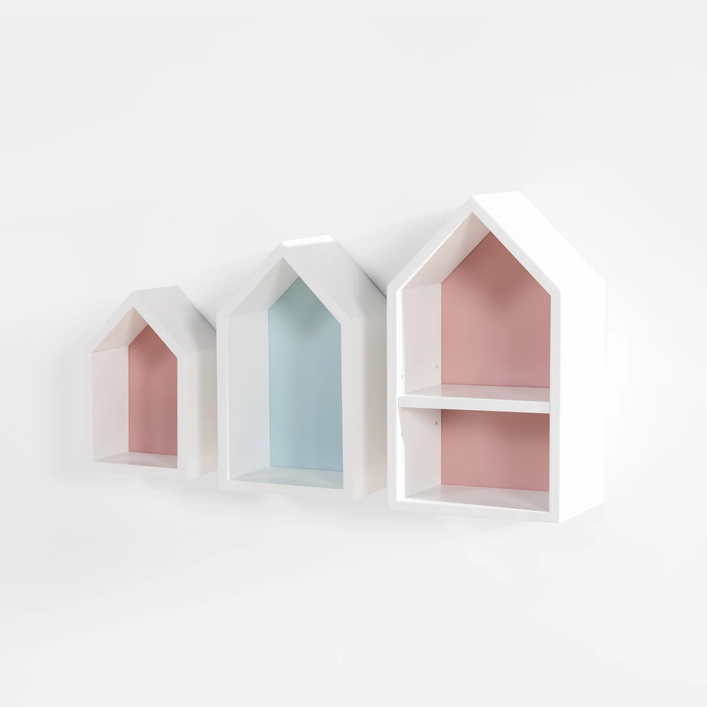 Súprava 3 políc FALIANO