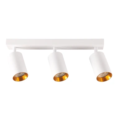 Lišta 3-bodový reflektor bielo-zlatý MARIBEL III