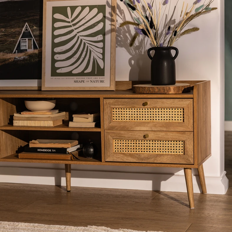 Váza s rukoväťami čierna 20 cm