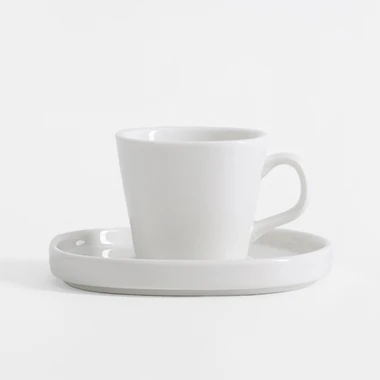 Šálka s podšálkou CARRE 70 ml