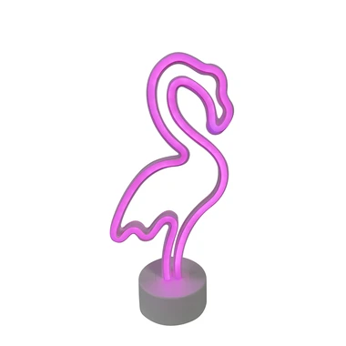 Neónová LED dekorácia FLAMINGO