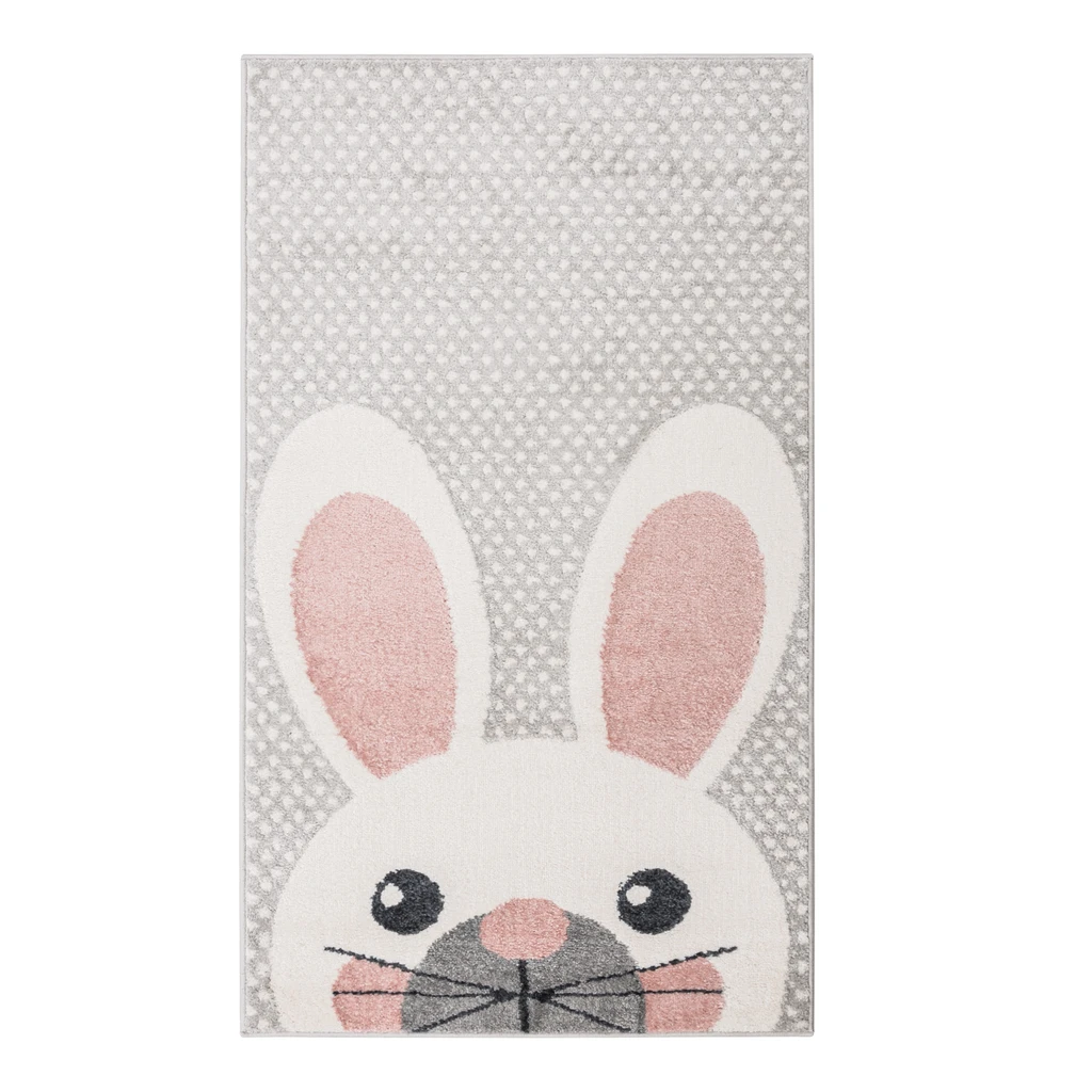 Koberec LUPPO do detskej izby, sivý 80x150 cm