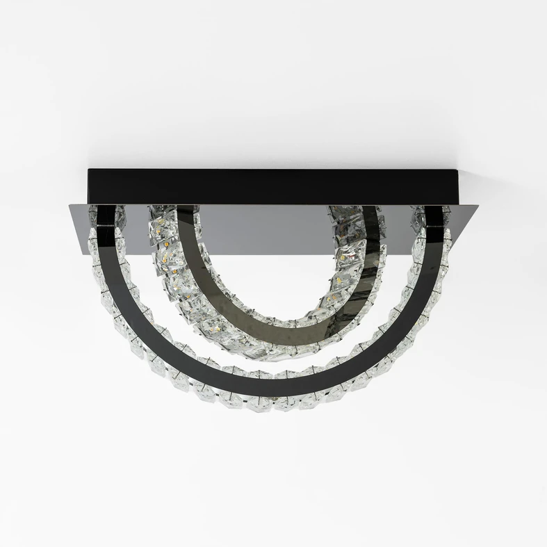 TULA w salonie to oświetlenie a zarazem piękna dekoracja w klimacie glamour.