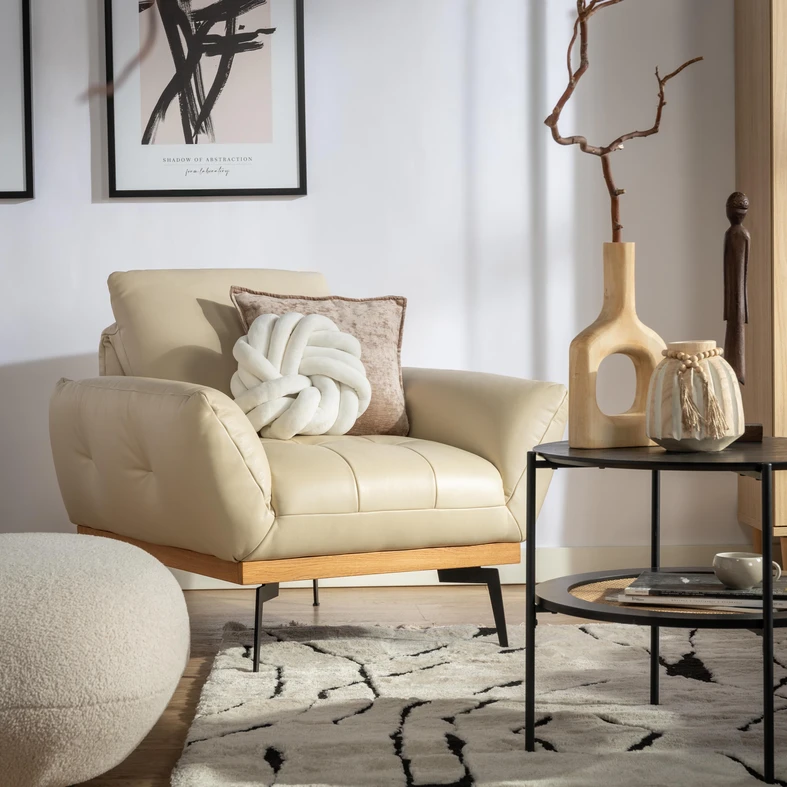 Drevená váza v etno štýle 19 cm