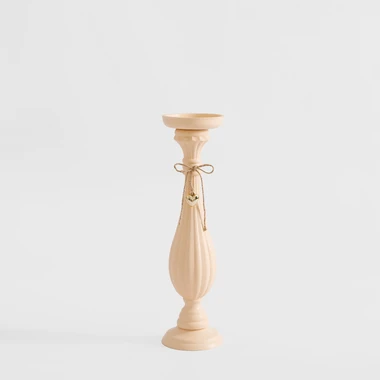 Vintage svietnik na jednu sviečku 39 cm