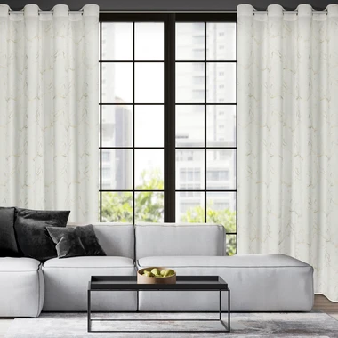 Záves na kolieskach ecru EMILI 140x250 cm