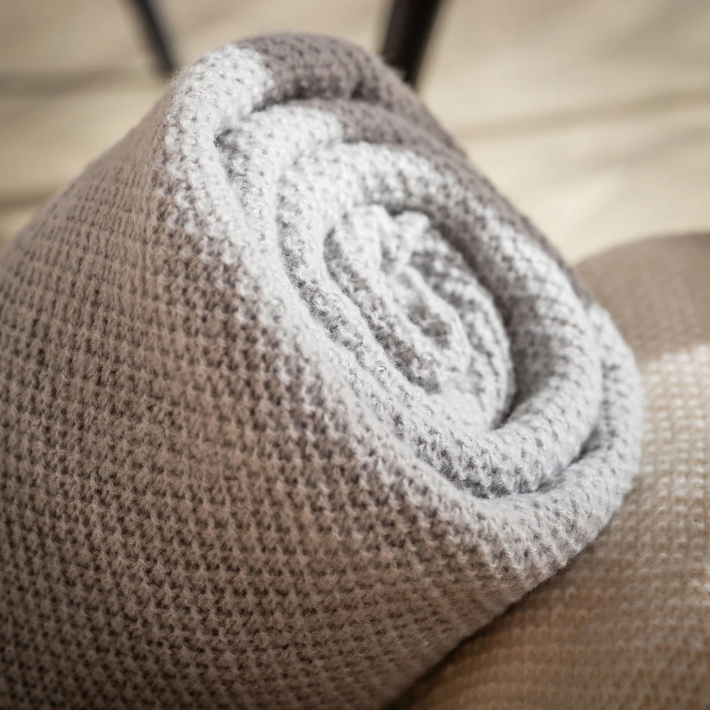 Sivá deka FANCY 130x170 cm