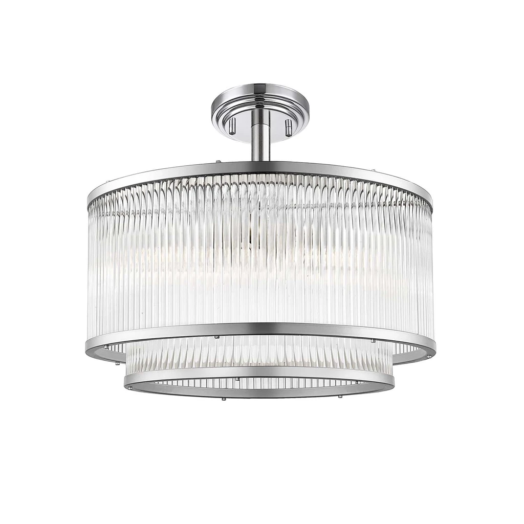 Stropné svietidlo chrómované 5xE14 SERGIO 41,5 cm