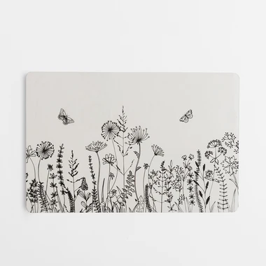 Prestieranie na stôl v čiernej farbe LÚKA 43,5x28