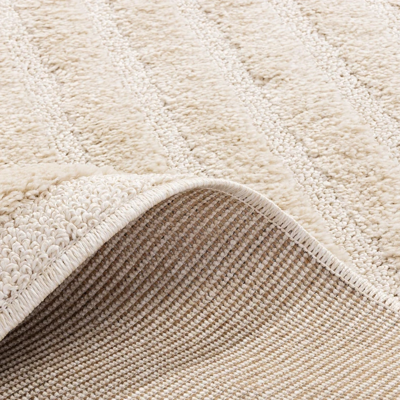 Moderný bielo-krémový koberec MONTY 80x150 cm