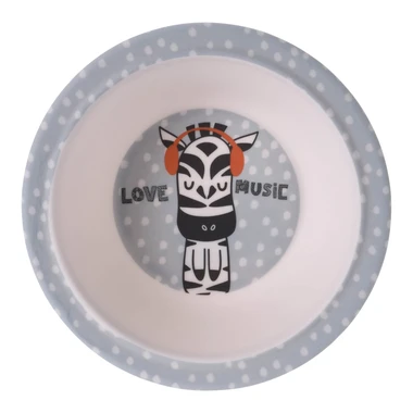 Detská melamínová miska ZEBRA 400 ml