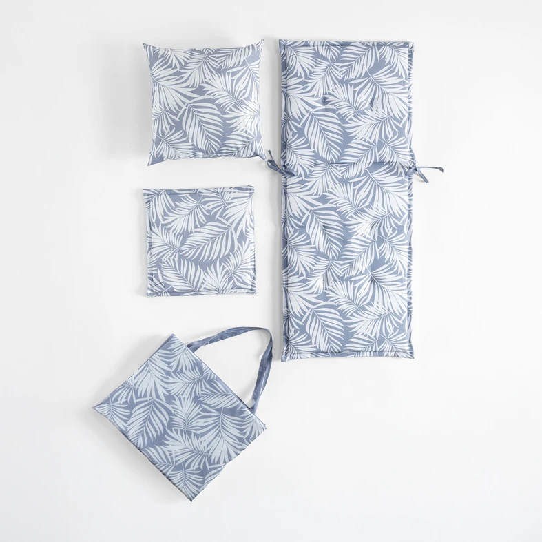 Vankúš na stoličku sivý SAMBA, 40x40 cm