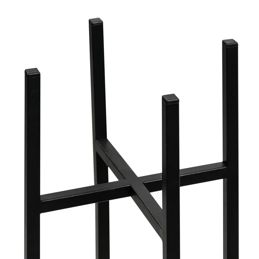 Kovový stojan na kvetináč ANGERS čierny