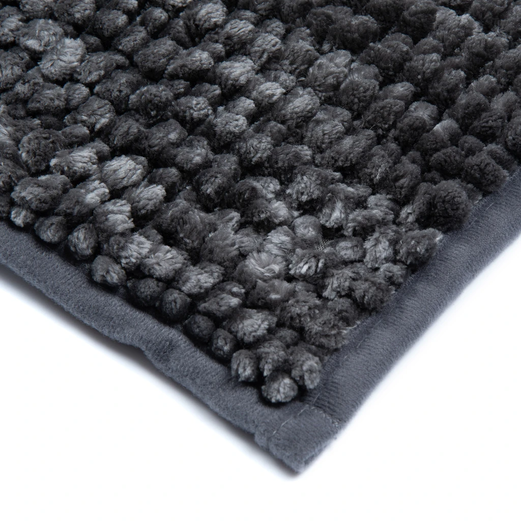 Kúpeľňový koberček CHENILLE, tmavosivý 50x80 cm