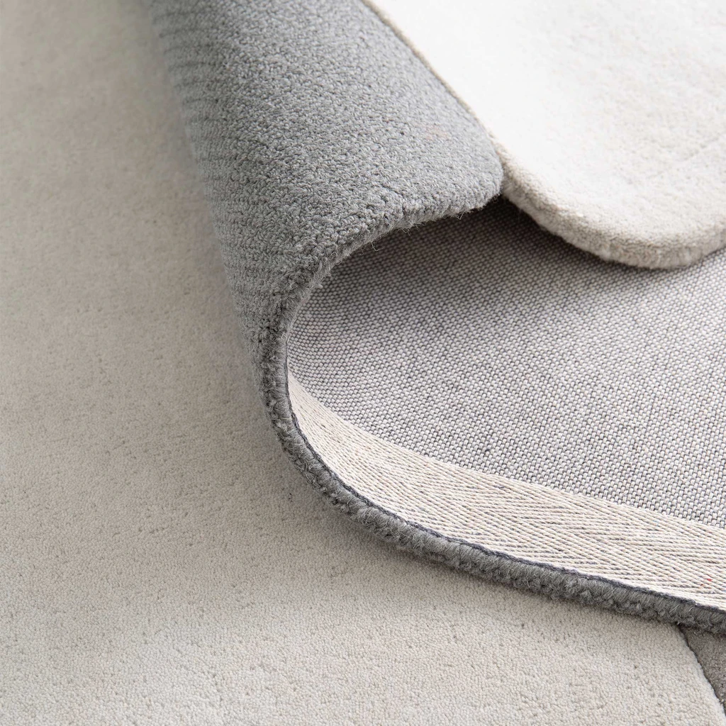 Vlnený koberec ELEMENTS do obývačky, krémovo-šedý 120x170 cm