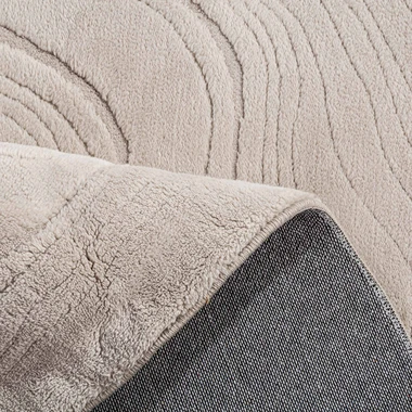 Béžový koberec ACTION, 120 cm