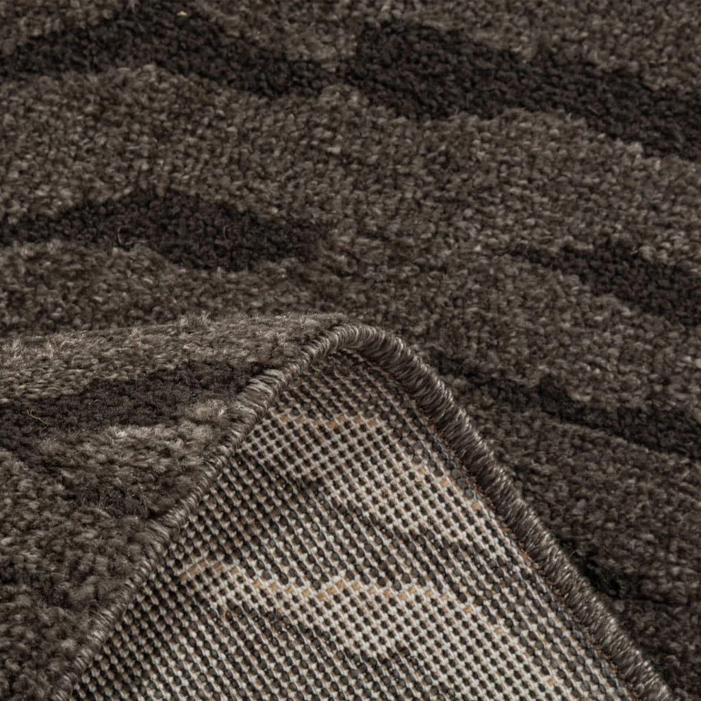 Moderný koberec čierny DEUS 80x150 cm