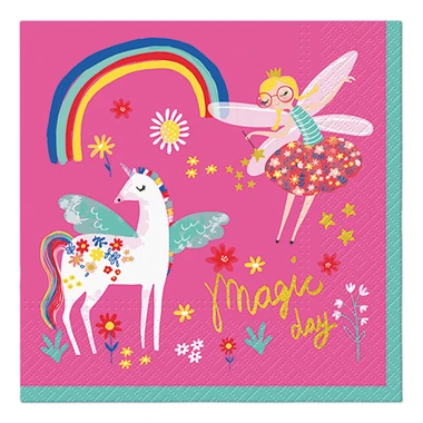 Papierové obrúsky FAIRY UNICORN 20 ks.