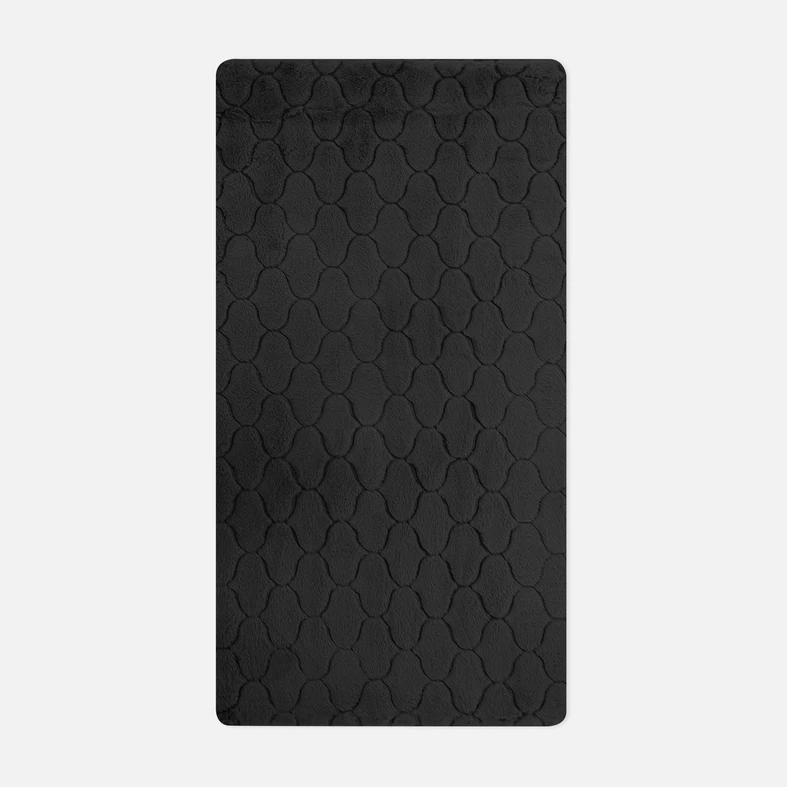 Koberec SENTEZ RABBIT čierny 80x150 cm, mix