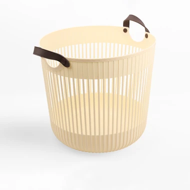  Kosz do przechowywania, jasny beż, 41x38 cm
