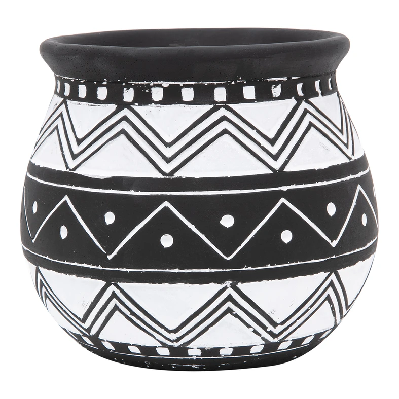 Ozdobný cementový obal 14 cm