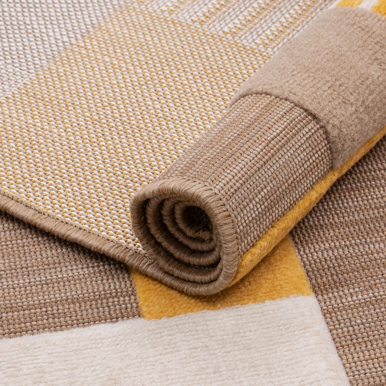 Vonkajší koberec s geometrickým vzorom 3D TROMSO 120 x 170 cm