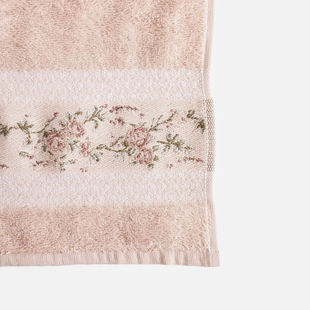 Bavlnený uterák v púdrovo ružovej farbe PROVENCE 50x90 cm
