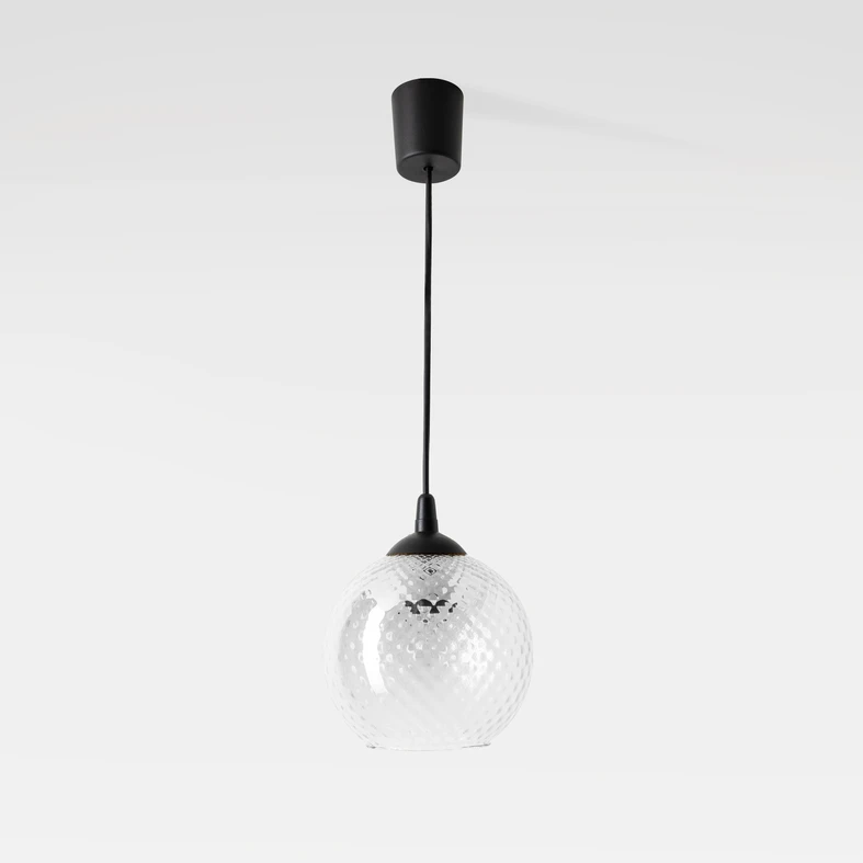 Lampa posiada oprawę dla 1 żarówki LED typu E27 o mocy maksymalnej 15W.