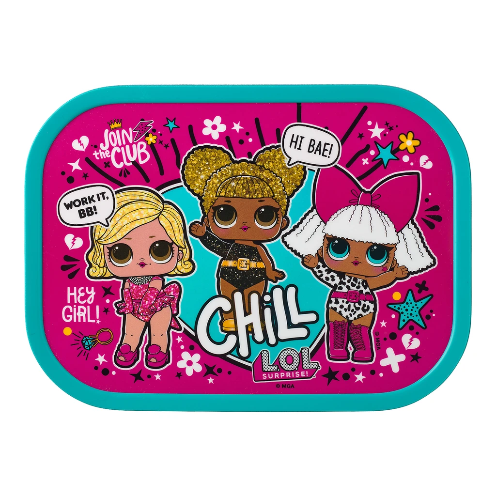 Detský desiatový box s priehradkami L.O.L. SURPRISE