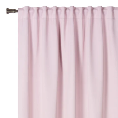 Záves s páskou blockout ružový ECLIPSE 140x260 cm