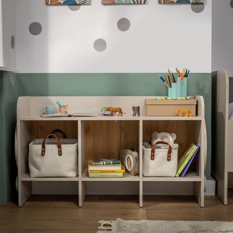 Súprava úložných košov biela, 3 kusy