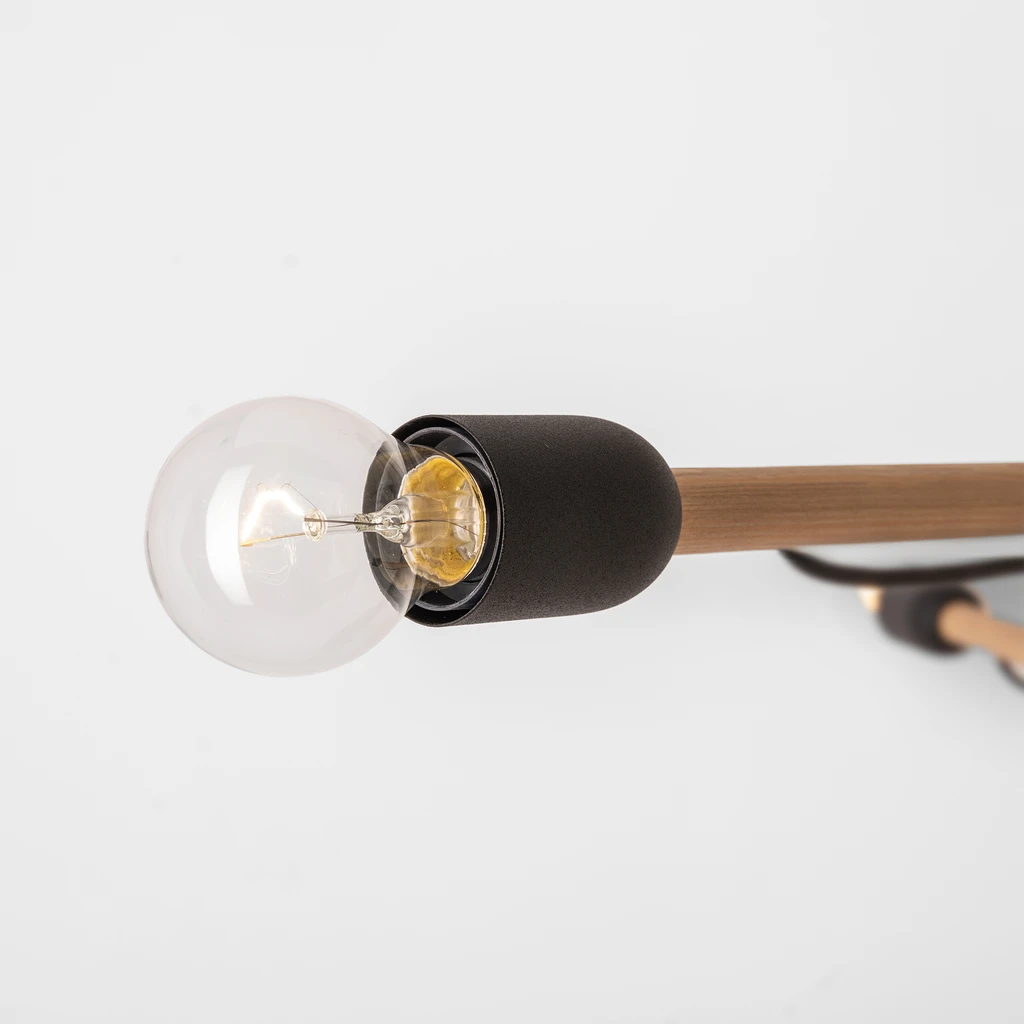 Závesné svietidlo HELIX IV WOOD svetlé drevo