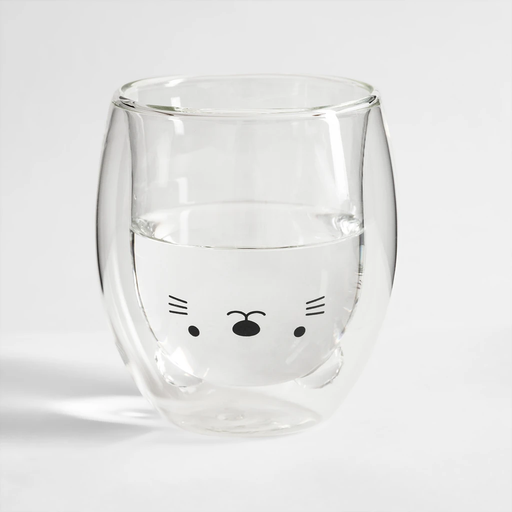 Sklenený pohár VYDRA s dvojitou stenou 280 ml