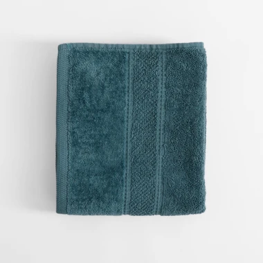 Bavlnený uterák na tvár v tmavozelenej farbe MARIO 50x90 cm
