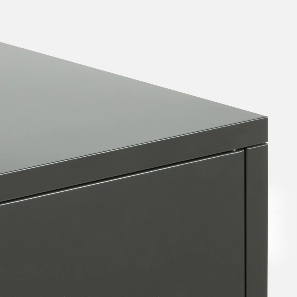 Kovová komoda čierna BLISFUL