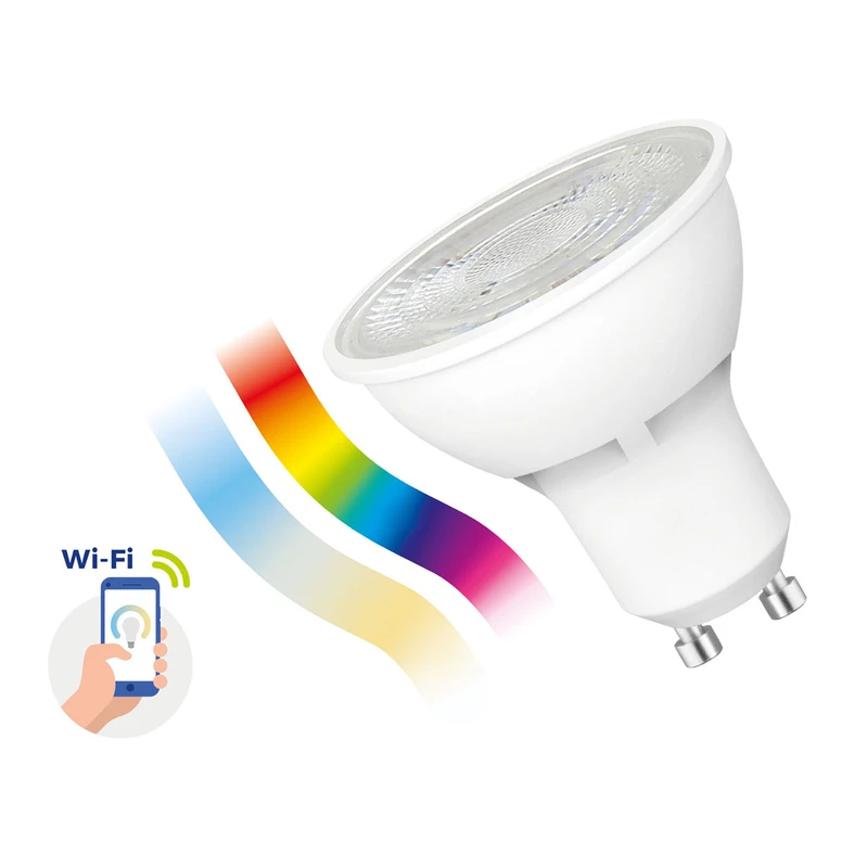 Žiarovka LED GU10 5W WI-FI RGBW SPECTRUM SMART