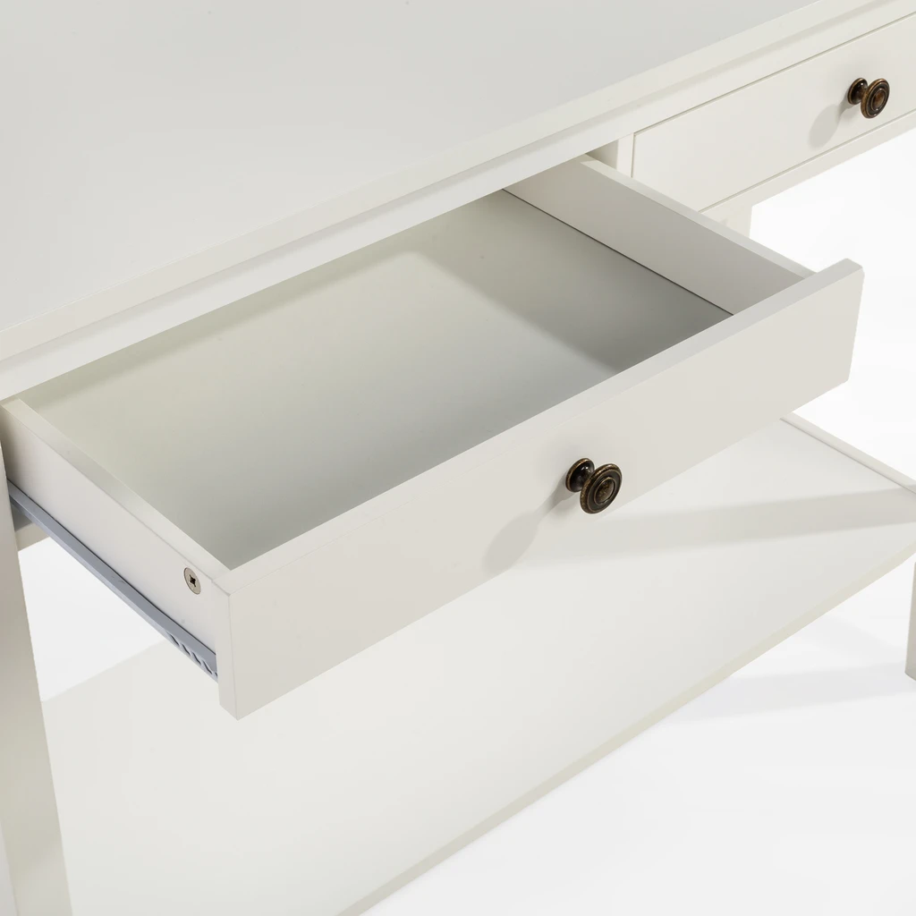 Konzola so zásuvkami SABINO biela