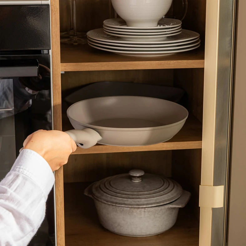 Indukčná panvica GOBI sivá 20 cm