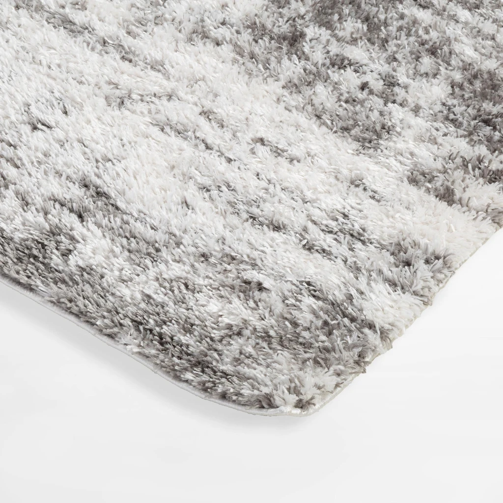 Koberec do obývacej izby, krémovo-sivý, 120x170 cm