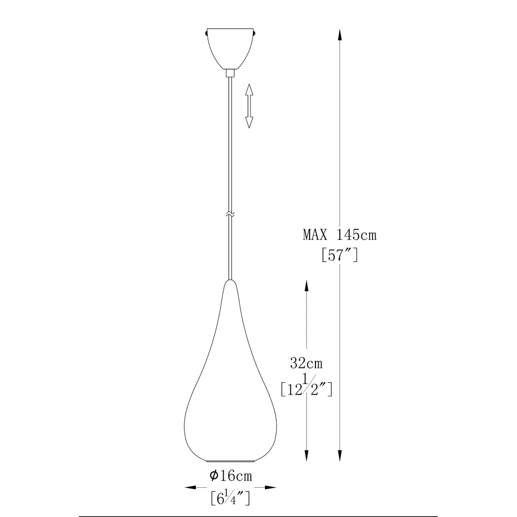 Závesné svietidlo NAOMI