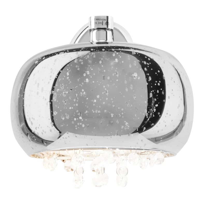 Nástenné svietidlo VISTA CHROME 0076-01E-F4GR