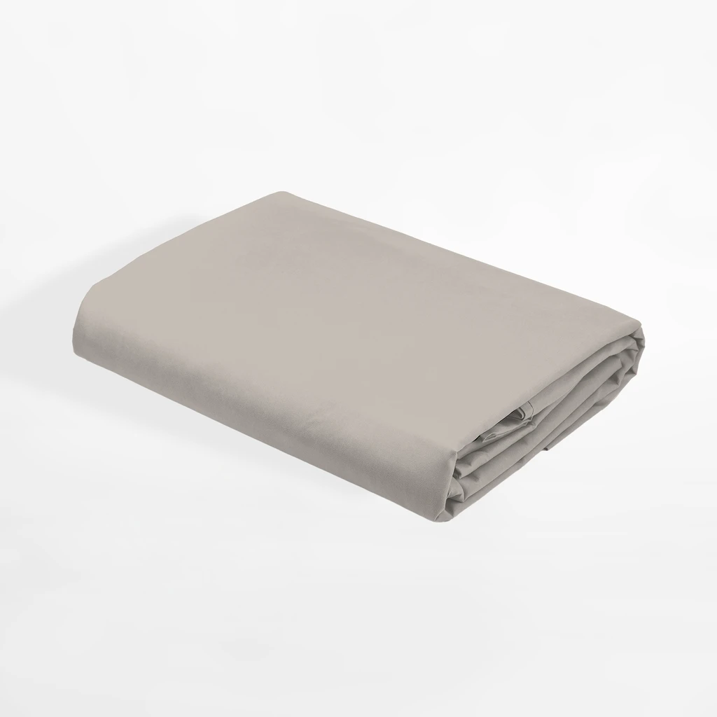 Saténové prestieradlo s gumičkou béžové PURE 140x200 cm