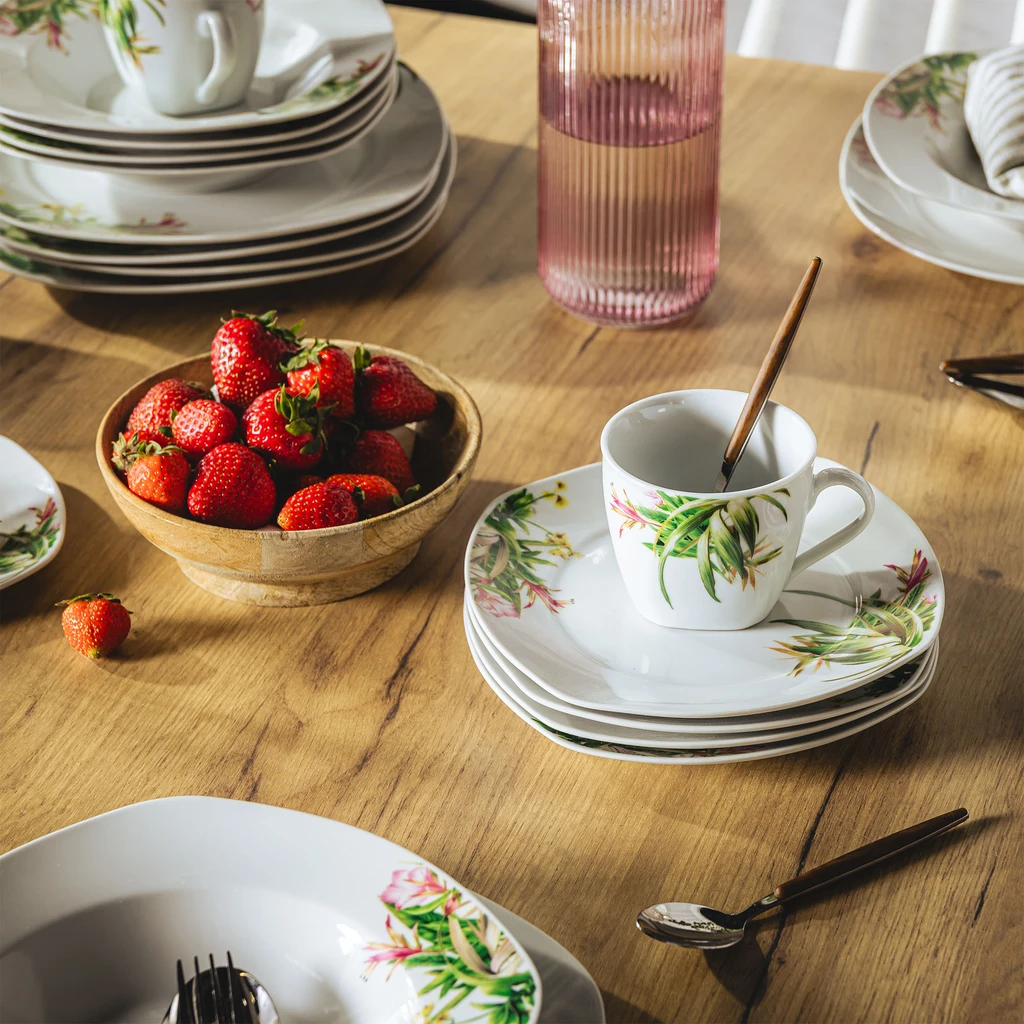 Servis na obed a kávu FLAVIE, 30 prvkov