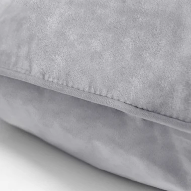 Obliečka na vankúš ANSLEY svetlosivá 45x45 cm
